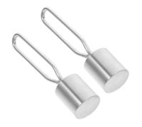 Alasum Lot de 2 Set de Poids d'Équilibrage en Acier Inoxydable 180G pour Rôtissoire de Barbecue Contrepoids Robustes Compatibles Grils Universels Accessoire Cuisson Extérieure pour