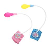 Alasum Lot de 2 Tensiomètres Jouets Bleu et Rose pour Garçon et Filles, Kit de Docteur 3-5 Ans, Médical Réaliste pour Jeux de Rôle, Coffret Docteur Éducatif et Ludique