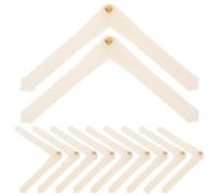 Alasum Lot de 20 Charnières à Goupille Plastique 4,5 X 67 Mm pour Modèles Réduits D’Avions Radiocommandés, Matériel Léger, Artisanat DIY, Pièces Détachées pour Avion Rc, Accessoires