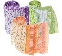Alasum Lot de 28 Feuilles de Tissus Patchwork en Coton 100% Respirant et Lavable pour Décoration de Vêtements et Travaux Manuels