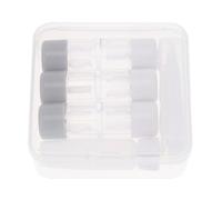 Alasum Lot de 3 Boîtes à Lentilles en Plastique avec Flacon de Solution et Pince, Petit et Léger, Support de Rangement pour Voyage ou Classe