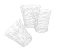 Alasum Lot de 3 Paniers Métalliques Tressés Filet Robuste, Grosse Capacité, Design Ajouré, Multi-usages pour Rangement Maison et Protection Plantes en Extérieur