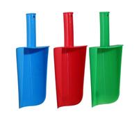 Alasum Lot de 3 Pelles à Sable pour Garçon et Filles Jouets de Plage Colorés en Plastique Sûr Légers et Pratiques Adaptés aux Jeux Extérieurs Bac à Sable et Épuisette Couleur Aléatoire