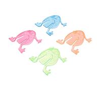 Alasum Lot de 30 Grenouilles Sauteuses en Plastique Multicolores, Jouets Amusants pour Garçon et Filles, Sauteur pour Fêtes et Jeux D’extérieur, Solide et Léger, pour Couleur Aléatoire