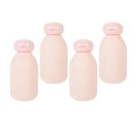 Alasum Lot de 4 Flacons de Toilette de Voyage 100ml en Pe Rose, Légers et Faciles à Remplir, pour Activités en Plein Air et Déplacements Professionnels