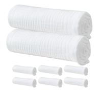 Alasum Lot de 8 Couches Lavables en Coton Triple Épaisseur pour Bébés et Tout-Petits, Bavoirs Respirants et Lavables, Lingettes Douces pour Toilette, Adapté aux -nés