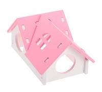 Alasum Maison Délicate Espace de Vie Privé Sécurisé Jouet pour Sommeil et Jeu en Composite Bois-Plastique pour Hamster des Petits Animaux