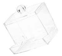 Alasum Mangeoire Automatique pour Poussins et Poulets Acrylique Transparent Distributeur Nourriture Robuste Anti-nuisible Capacité Raisonnable Facile à Installer Compatible Oiseaux