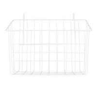 Alasum Mangeoire pour Lapins en Métal Blanc Grosse Taille Support à Foin Suspendu pour Cage Distributeur Pratique pour Lapins Cochons d'Inde et Petits Animaux Panier Robuste Surface