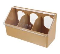 Alasum Mangeoire Suspendue Multifonction pour Pigeons et Perroquets Boîte Alimentation Capacité Importante Résistante Distributeur Graines et Bol Eau pour Cage Extérieure