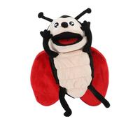 Alasum Marionnette Coccinelle en Peluche Légère et Portable Coton PP, Jouet à Main Interactif et Créatif pour Histoires Amusantes