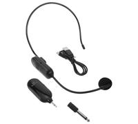 Alasum Micro Casque sans Fil Noir Microphone Clair et Batterie Longue Durée pour Prise de Parole en Public et Enseignement en Environnement Professionnel