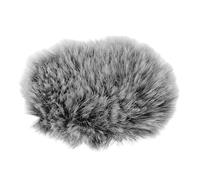 Alasum Microphone Windscreen Fuzzy Cover Anti-vent pour Micro Bonnet Micro Anti-pop Léger et Facile à Installer Bruit pour Interviews et Enregistrements