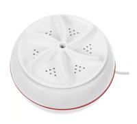 Alasum Mini Désintégration Rapide des Taches Léger en Abs Blanc Lave-linge Portable Fonction Anti-enchevêtrement et Vêtements et Sous-vêtements en Voyage