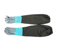 Alasum Moufles de Travail Longs Imperméables 75 Cm Antidérapants en Matériau Résistant à L’usure, Manches Longues Doublure en Tissu Extensible pour Pêche, Jardinage et Lavage de Voiture