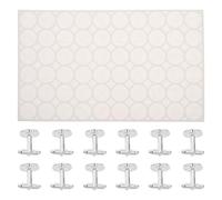 Alasum Moule en Silicone pour Bouton de Manchette Diy, Facile à Nettoyer et Réutilisable, Set de 1 pour Création de Boutons de Manchette, pour Travaux Manuels Garçon et Filles