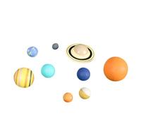 Alasum Moules Planètes Outils Pédagogiques pour Enseignement de Astronomie Géographie Jouets Éducatifs Colorés et Polyvalents