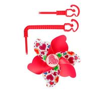 Alasum Moulinet à Vélo Décoratif en PVC et PC pour Garçon et Filles, Accessoire Vélo Fleur Rotatif Adapté aux Scooters et Bicyclettes