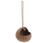 Alasum Nid Oiseau Coquille de Noix Nichoir Suspendu Maison pour Oiseaux Lit Décoratif pour Perroquet Cage à Oiseaux