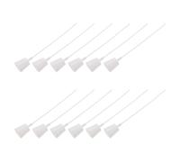 Alasum Outil d'emballage de Mini Bouquets Succulents en Plastique Blanc, 12 Sets Détachables pour Assemblage DIY Facile, pour Kits de Création de Bouquets Succulents sur Bureau