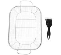 Alasum Panier à Griller Carré en Acier Inoxydable, 1 Set, Multifonction