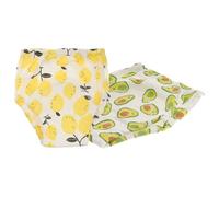Alasum Pantalon D'apprentissage Imperméable pour Bébé 2 Pièces en Coton et Tissu Côté Élastiques, Facile à Nettoyer, pour Garçons et Filles