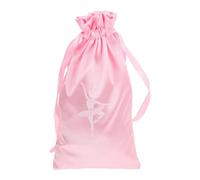 Alasum Paquet à Chaussures de Danse en Satin Rose Cordon de Serrage, Portable et Léger, Pratique du Ballet, pour Femmes et Garçon et Filles
