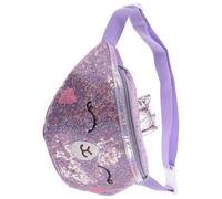 Alasum Paquet Banane Garçon et Filles pour Fille en Pu Pourpre Grosse Capacité de Chat, Paquet à Bandoulière Créatif et Polyvalent pour Festivals et Randonnées Style Plusieurs styles