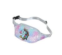 Alasum Paquet Banane Licorne en Pu Paillettes, Ajustable, pour Élève