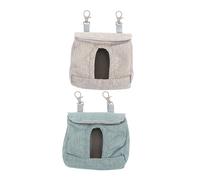 Alasum Paquet d'alimentation Suspendu pour et Cochons d'Inde Lot de 2 Mangeoire Amovible en Porte-Foin Solide et Lavable Accessoires pour Petits Animaux