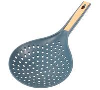 Alasum Passoire en Plastique Abs Bleue Longue Cuillère Creuse Lisse Odeur pour Cuisson et Dégustation de Raviolis et Soupe