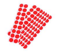 Alasum Patch Autocollant Cible de Tir Rouge 2cm en Papier pour Extérieur Adhésif Auto, Lot de 900 Pièces pour Activités en Extérieur et Faible Luminosité