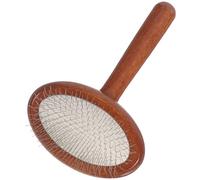 Alasum Peigne en Bois pour Chien Robuste Nœuds, Outil de Toilettage pour Animaux de Compagnie, Démêlage Soin des Poils
