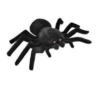 Alasum Peluche Araignée Géante 80 Cm Noire en Peluche Douce et Coton PP, Araignée pour Garçon et Filles et Filles, Compagnon de Jeu Créatif pour Câlins, Décoration Halloween Réaliste
