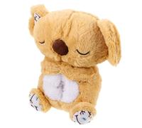 Alasum Peluche Koala Respirante Marron Musique Apaisante et Lumières Douces Musical pour Bébés et Tout-Petits Peluche Ours Koala pour Sommeil Calme et Détente