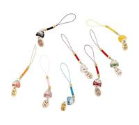 Alasum Pendentif chat téléphone portable 8 pièces en soie multifonctionnels légers pour smartphone décoration pour adultes Couleur Aléatoire