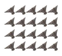 Alasum Pieds Vintage Design Rétro Unique en Alliage de Zinc Lot de 20 Installation Simple Vis pour Boîte à Bijoux en Bois pour Décorer Vos Coffrets