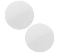 Alasum Pierre de Massage Chaude en Sel Blanc Pierre Thermale Portable Rétention de Chaleur 2 Pièces pour Spa et Sauna pour Cou et Épaules à Domicile