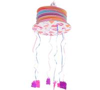 Alasum Piñata à Ficelle Licorne Rose Mini, Décoration Anniversaire Garçon et Filles, Piñata Lanterne en Papier, Accessoire Fête Thème, Articles de Fête Amusants pour Anniversaire