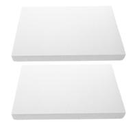Alasum Plaques de Mousse Blanche Base Polyvalente en Écume Lot de 2 pour Modélisme pour Transformation de Paysage et Création de Dioramas