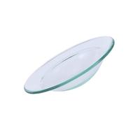 Alasum Plat en Verre 10cm pour Diffuseur Huile Essentielle - Style Créatif et Résistant la Chaleur - Usage en Salon de Beauté et Sauna