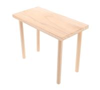 Alasum Plateforme pour Hamster en Bois 15x25 Cm avec Pieds 18 Cm Support d'escalade et Aire de Jeux pour Petits Animaux Accessoire Cage Hamster, Plateforme de Jeu Naturelle et Compatible