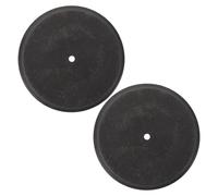 Alasum Poids Anti-basculement Rond pour Poubelles en Plastique Noir, Base Lourde Résistante Vent, Facile à Nettoyer, Stabilisateur pour Usage Extérieur et Domestique