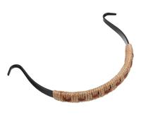 Alasum Poignée de Théière Ergonomique Résistante la Chaleur en Fer et Cuir Suédé, Facile à Nettoyer, Usage Quotidien et Professionnel