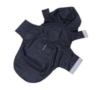 Alasum Poncho Imperméable Réfléchissant pour Chien Grosse Taille Capuche, Polyester Noir, Protection Complète la Pluie pour Animaux de Compagnie