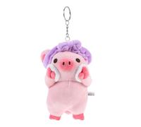 Alasum Porte-clés Peluche Cochon Mignon Décoration Pratique et Cadeau Polyvalent pour Clés Sacs et Garçon Fille