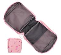 Alasum Porte-serviettes Hygiénique Portable Multifonction en Polyester Rose pour Filles, Compact et Chic, pour L'école Activités en Plein Air