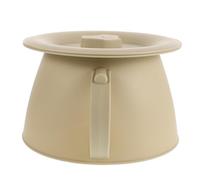Alasum Pot de Chambre en Plastique Usage Polyvalent avec Couvercle, Bords Lisses Seau Hygiénique Pratique et Portable pour Garçon et Filles et Personnes Âgées