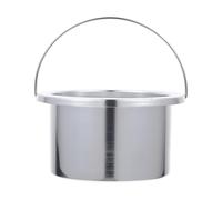Alasum Pot Intérieur pour Fondre la Cire, Récipient en Aluminium Argenté
