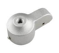 Alasum Poulie De Mât De Drapeau en Aluminium pour Usage Extérieur, Accessoire Compatible Embout Boule, Poulie De Remplacement Robuste pour Mâts De Drapeau Décoratifs